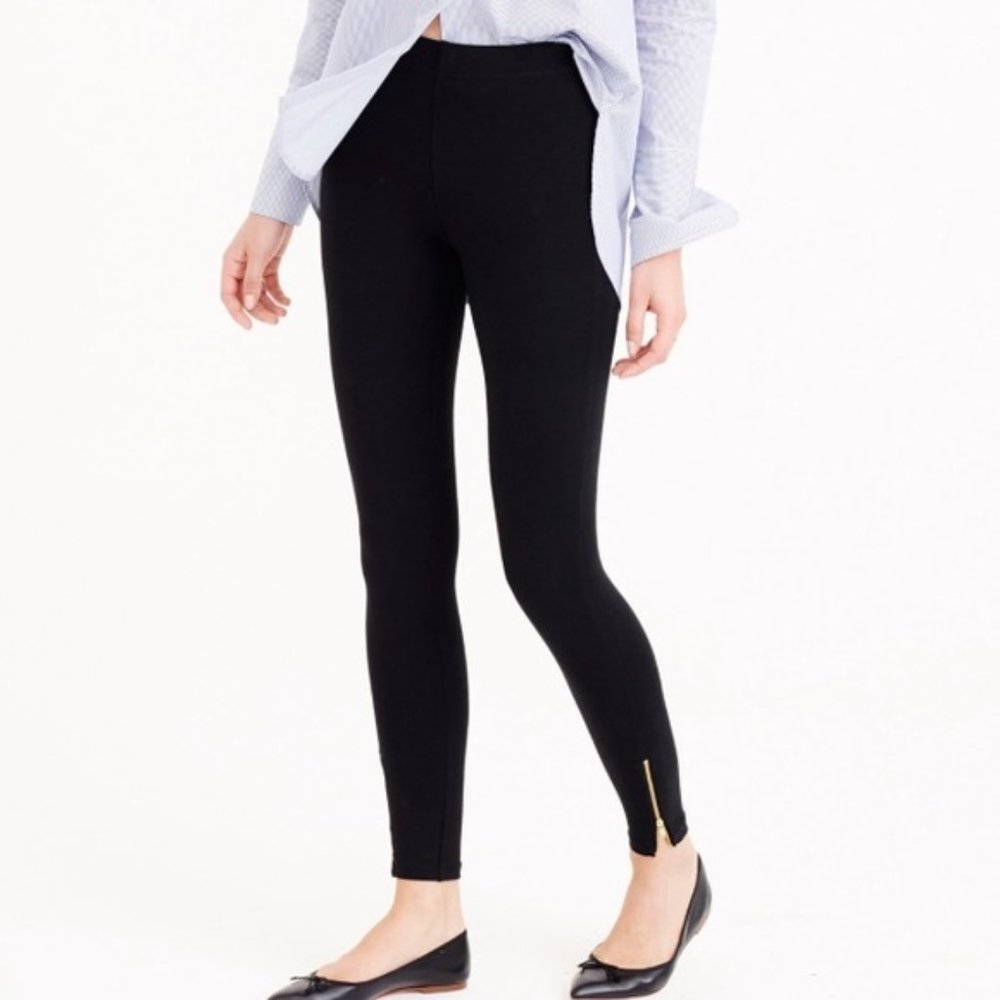 J.Crew Ankle Zip Leggings Charcoal XXS